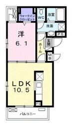 白岡駅 徒歩18分 3階の物件間取画像